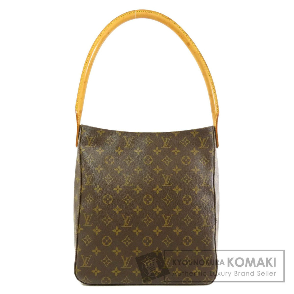 Louis Vuitton Looping Monogram Canvas Shoulder Bag Brown